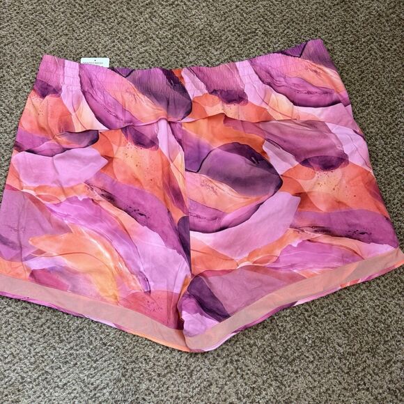 NWT Athleta Pink Printed Mesh Racer Run Shorts 4” Inseam Womens Size 3X - Picture 9 of 10
